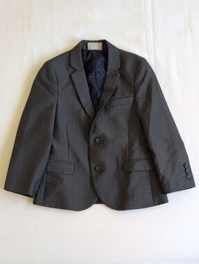 Next Boys Formal Suit Jacket Blazer Grey Size 5 EUC